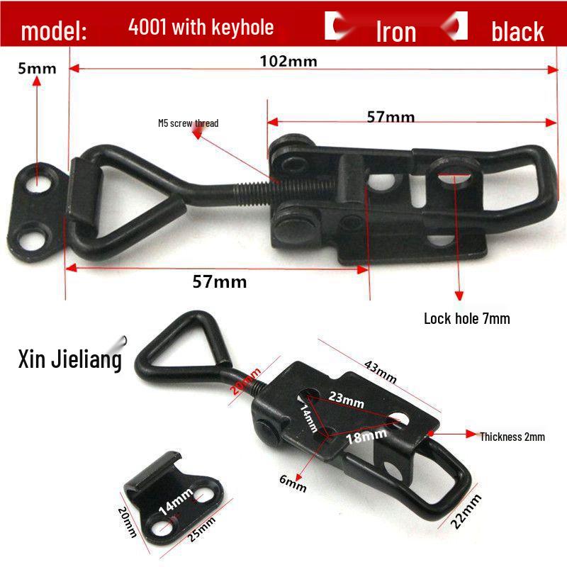 30 Stainless Steel Quick Release Adjustable Toggle Latch Lock Clip Box Buckle