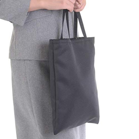 Foldable Black Formal Sub-bag, Made In Japan, A4 Size, Reversible Black Eco Bag
