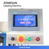 ZONESUN ZS-TB300N Automatic Round  Flat Bottle Labeler Single Double Side Labeling Wrap Around Labeler for Juice Beverage