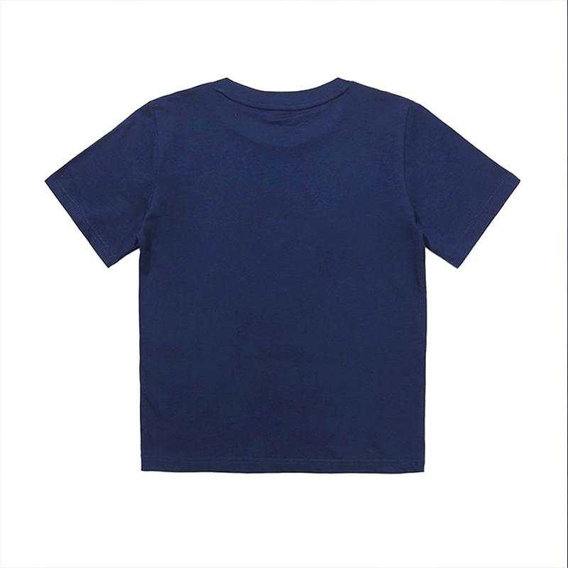 Nike MLB Samarbeids T-skjorte Kort Erm Komfortabel Rund Hals Enkel Barnetopp Marineblå 3Z3B7NMHR-NYY