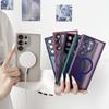 Translucent Lens Protect Shockproof Case For Samsung S26 S25FE S25 S24 S23 FE S22 Ultra Plus  For Magsafe Magnetic Cover