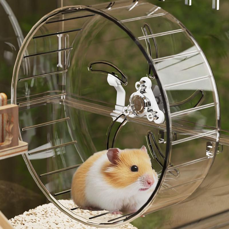 Transparent Hamster Cage Large Luxury Hamster Cages Hamsters Hideout House Accessories with Bathroom Hamsters Wheel Houses
