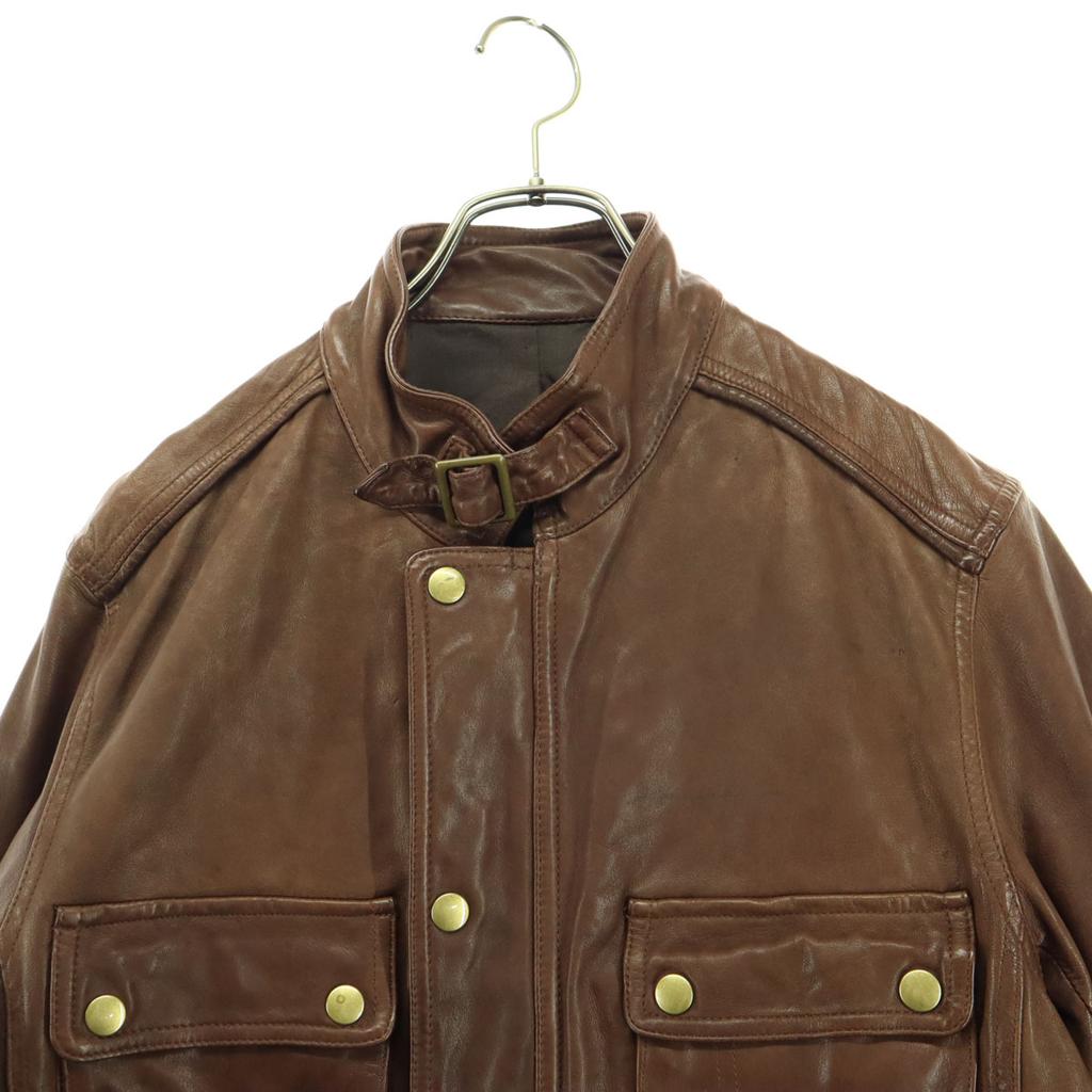 Beauty products GRANDLY Long sleeve Biker leather jacket M Sheepskin Men's Used