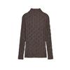 Spring New Women's Clothing French Style Design Pure Color Lace Long Sleeves Turtleneck Basic Style Tops 4886002