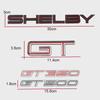 Metal Car Side Emblem Sticker Tail Trunk Badge Decal for GT GT350 GT500 S-helby Fiesta Focus Mondeo Kuga Ranger M-ustang