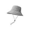 Wide-Brim Quick Drying Fisherman Hat Windproof Rope Foldable Sun Hat Sunshade Bucket Hat  Travel
