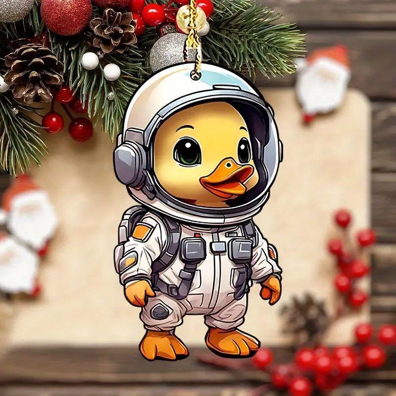 Unique Acrylic Christmas Tree Car Ornament Hanging Decoration For Festive Interior Appeal