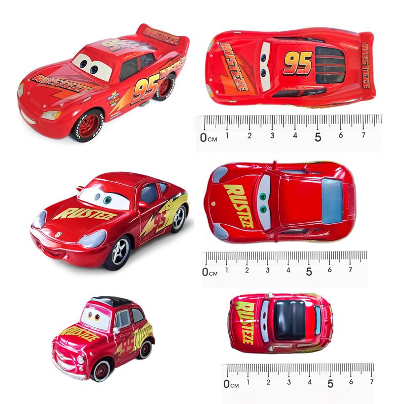 Disney Pixar Cars 3 Lightning McQueen Alloy Metal Mater Model Car 1:55 Diecast Jackson Storm Vehicle Toy Car Kids Birthday Gift