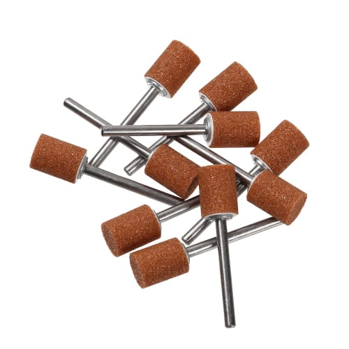 Monopa! Vitrified Shaft Grinding Stone, WA, Pack of 10, Polishing and Grinding Tools (#60, 10 X 13 X 3, Cylindrical)