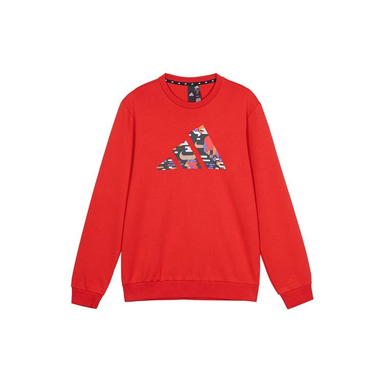 adidas CNY Graphic Logo Prints Sweatshirt Red Men s GP1838 L