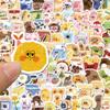 100 Pcs Small Size Cute Anthropomorphic Food Battle Stickers - Cartoon Diy Small Stickers For Journal Water Bottle Story Store