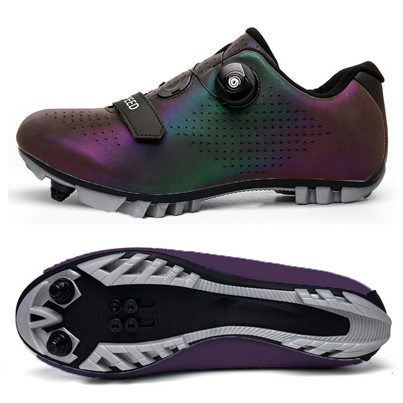 Unisex Cycling Shoes Road Mountain Bike SPD Clipless Pedals Breathable Rigid Sole Indoor Trainer Wide Fit