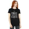 HARRY POTTER Womens/Ladies Dobby Free The House Elves Cotton Boyfriend T-Shirt