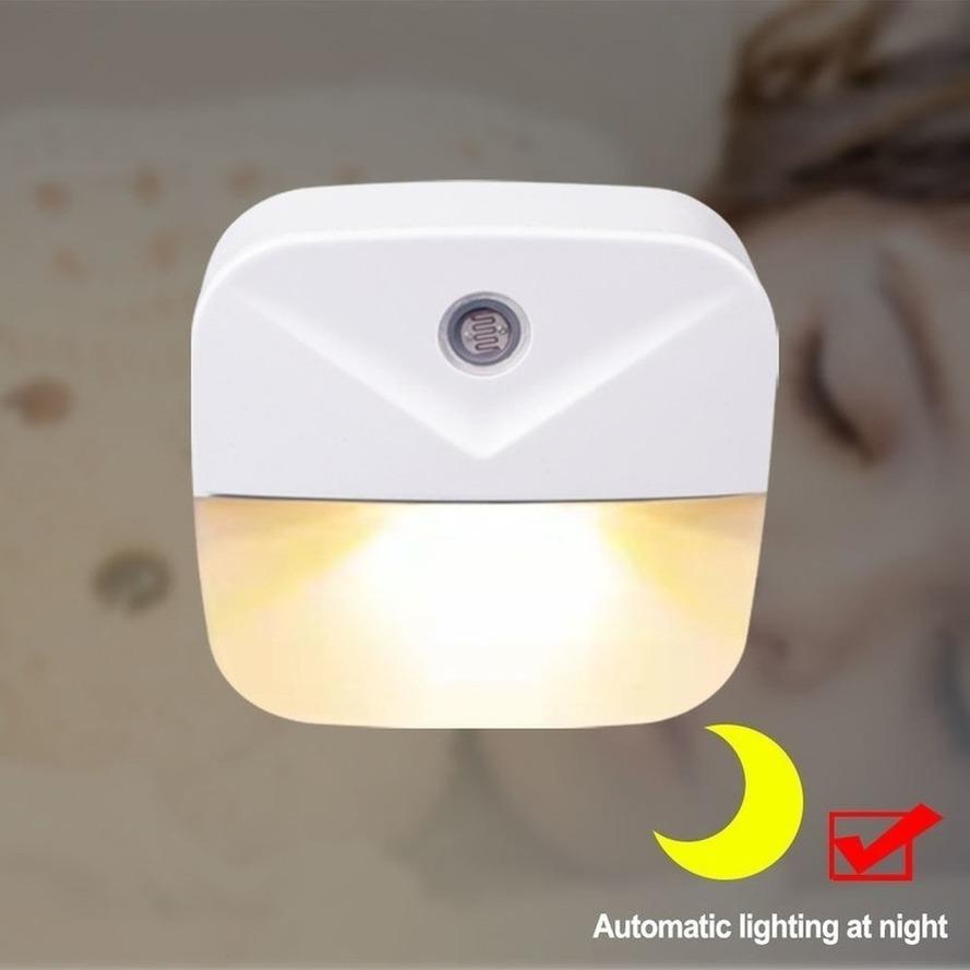 LED Night Light Wireless Light Control Sensor  Dusk-to-Dawn Night Lights For Baby Kids Bedside Bedroom Corridor Lamp EU US Plug