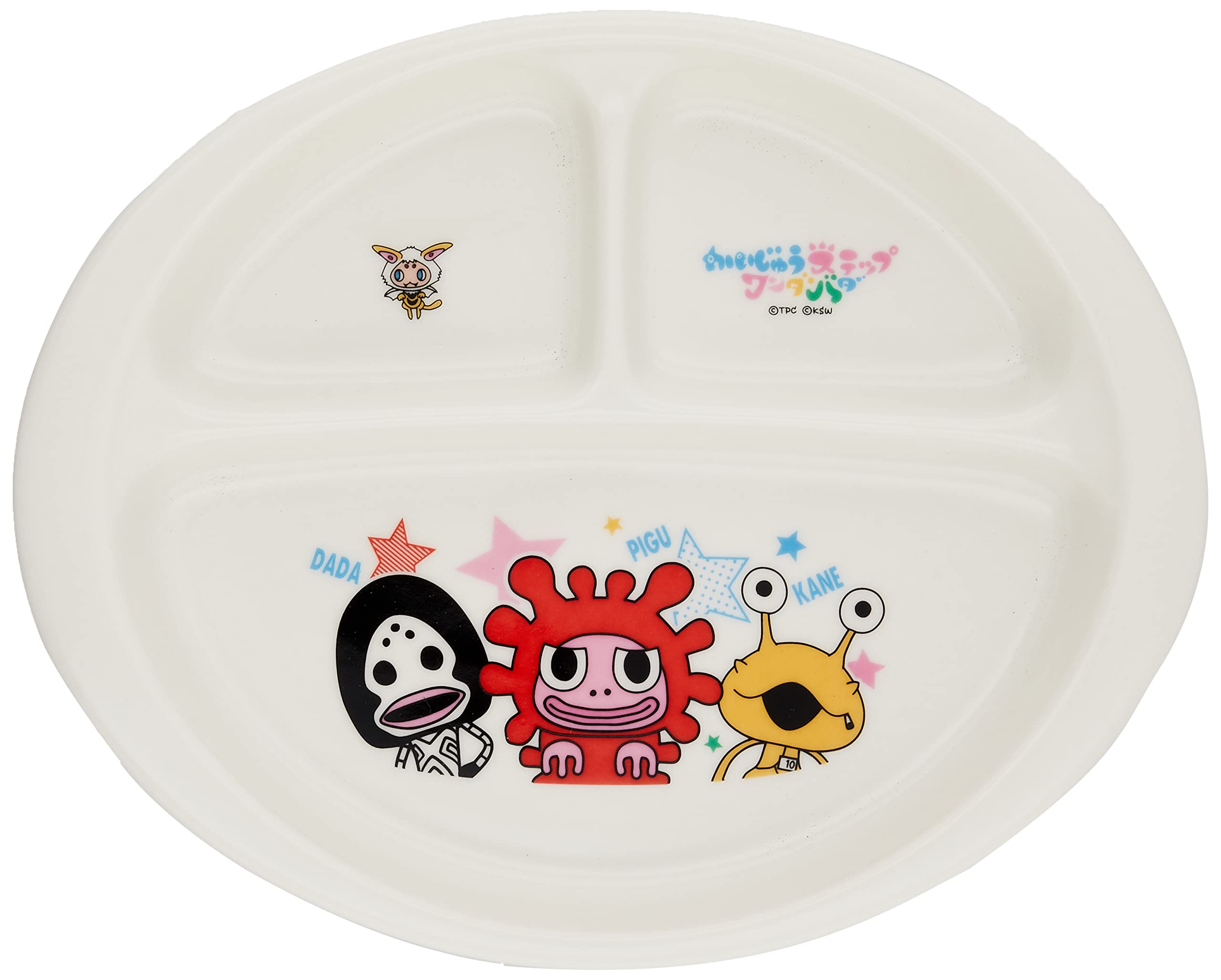 

Kanesho Pottery Step Lunch Plate 703107 Kaiju Wandabada белый