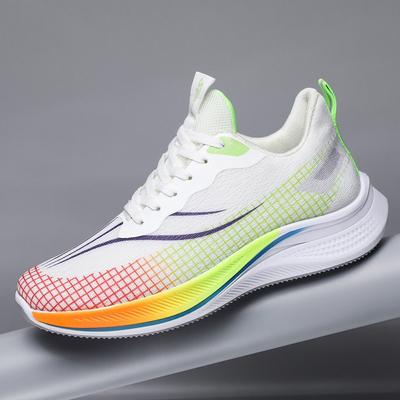Allmählich die Farbe wechselnde Herren-Sportschuhe Frühling und Sommer Mesh atmungsaktiv modische trendige Schuhe Farbabstimmung Herrenschuhe Student Laufschuhe