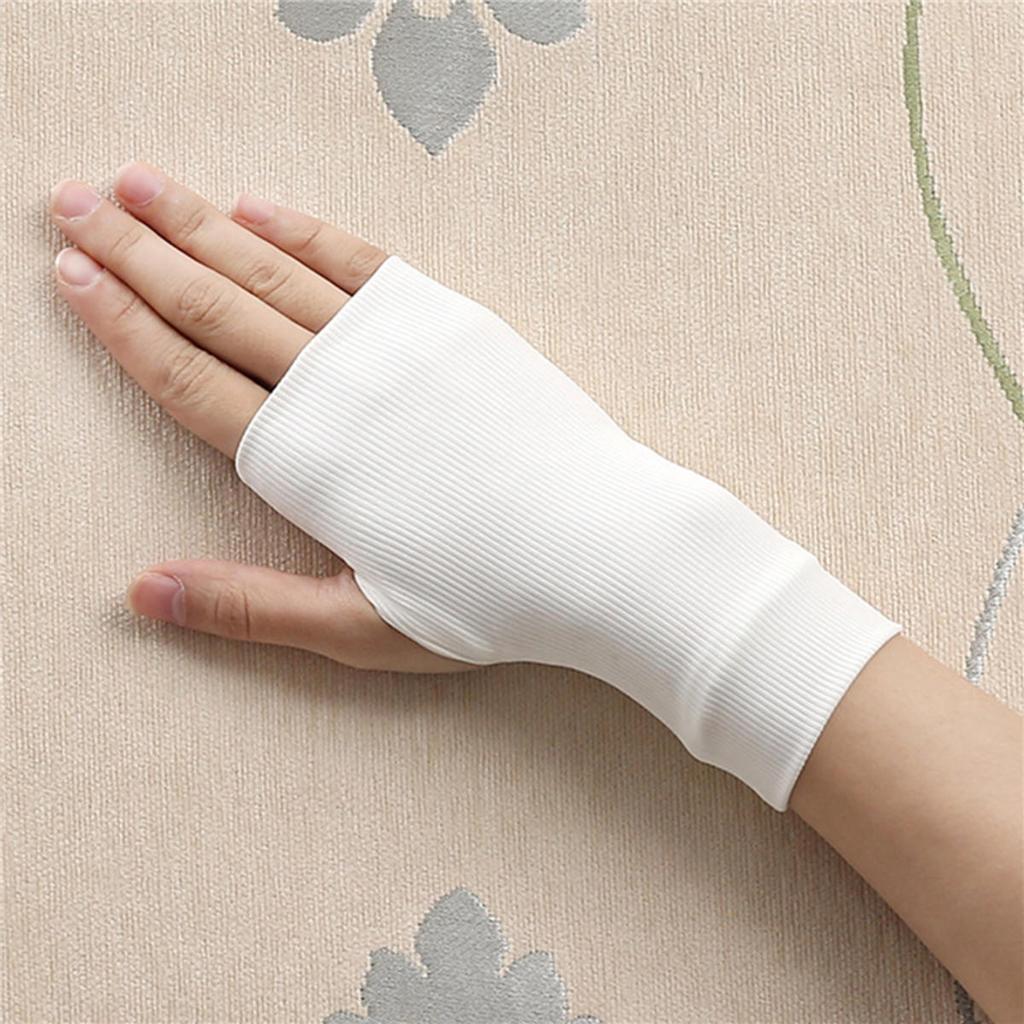 Summer Women's Sunscreen Half Finger Gloves Sun Protection Mittens Anti-UV Fingerless Mittens Thin Breathable Driving Gloves