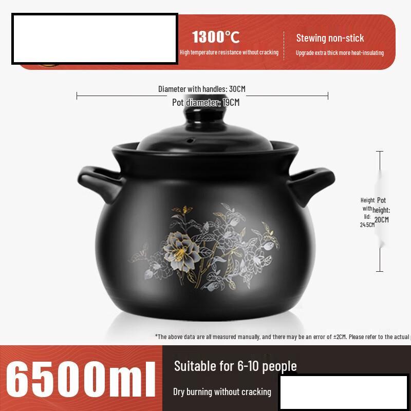 

Большой глиняный горшок для тушения ZISIZ