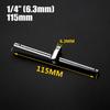 Sliding Rod Chrome Vanadium Steel Extension Silver