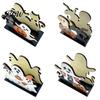 Decorative Tabletop Organizer Halloween Ghost Wooden Napkin Holder, Cute Paper Towel Autumn Themed Holder Stand, Freestanding Tissue Dispenser