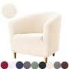 Thick Twill Non-Slip Semi-Circular Sofa Cover for Home or Hotel