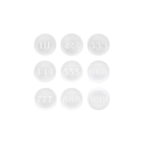 Something Different Angel Number Crystal Ball Set (Pack of 9)