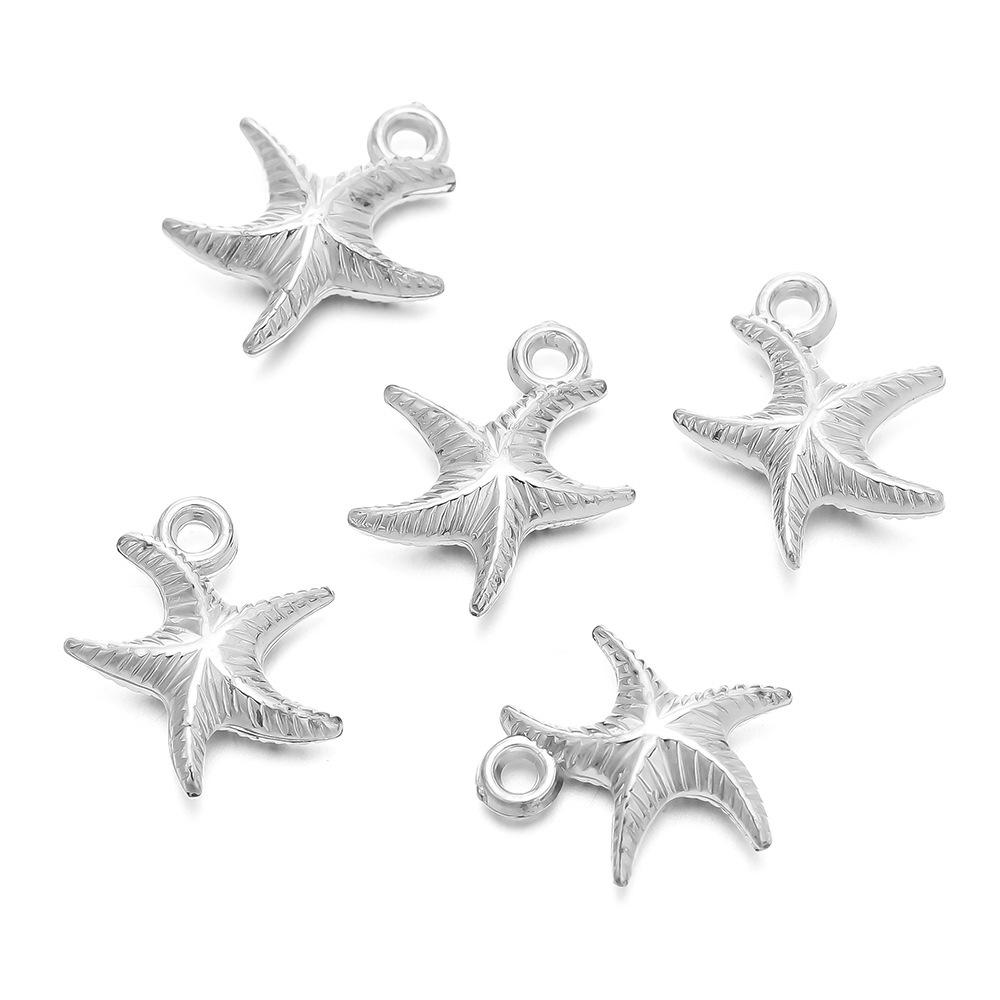 

Подвеска CCB Starfish для бисерных украшений своими руками 15*16mm, Pack of 100