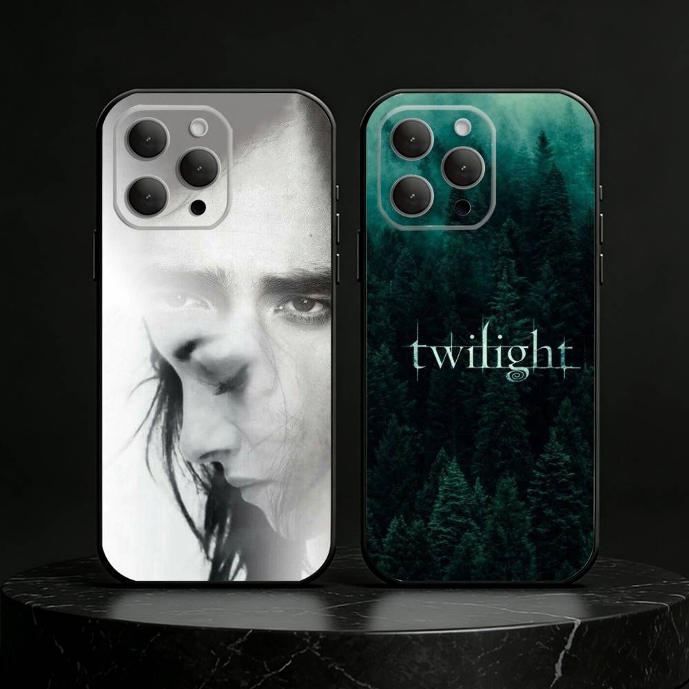 T-Twilight TV Series Phone Case For iPhone 17,16,15,14,13,12,11 Plus,Pro,Max,Mini Silicone Black Soft Cover