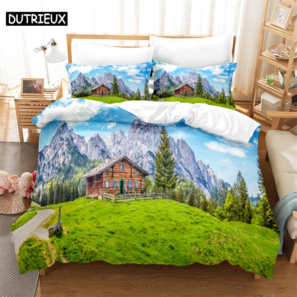 Beautiful Scenery Bedding Set Duvet Cover Set 3d Bedding Digital Printing Bed Linen Queen Size Bedding Set Fashion Design