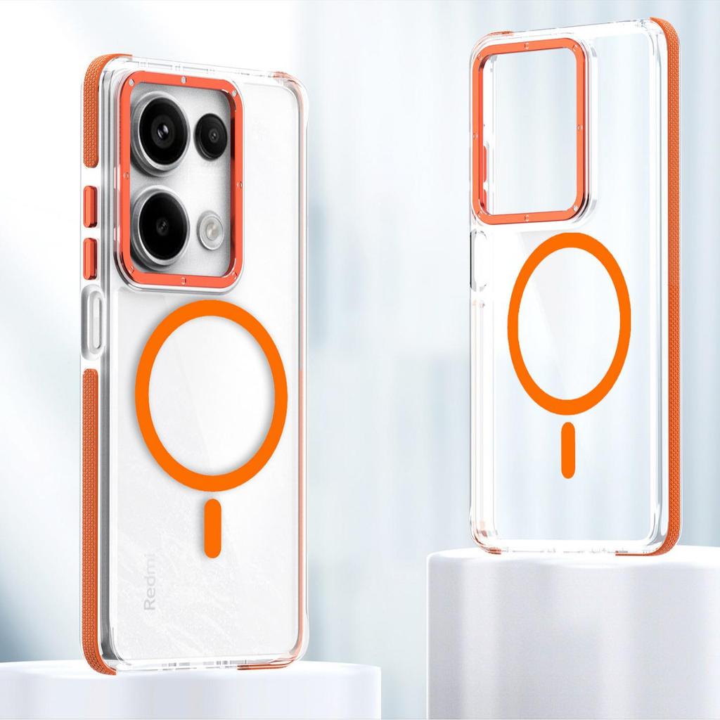 Dual-Color Magnetic Drop-Proof Case for Redmi Note 13 Pro Plus