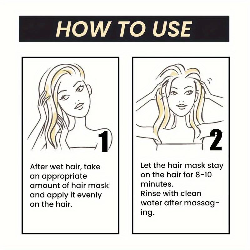 Professional Moisturizing Hair Mask for Dry and Damaged Hair – Repair and Nourish Your Hair from Within