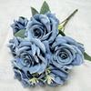 Artificial Flowers Home Wedding Decoration Mei Kai 7 Head Large Horn Rose