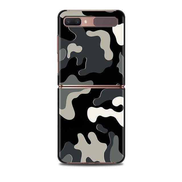 Smartphone Case For Samsung Galaxy Z Flip 3 5g Back Pc Cases Hard Capa Shell Hard Cover Fundas Camouflage Military Army
