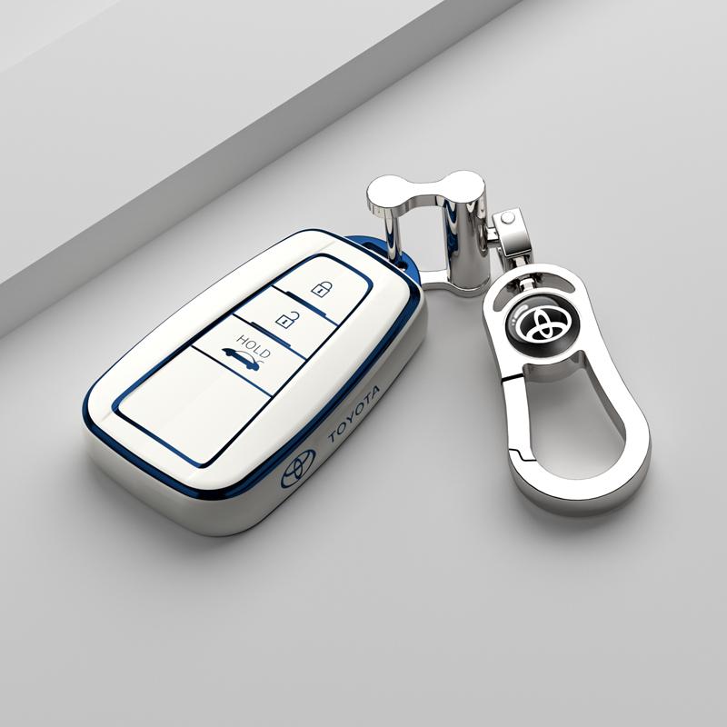 Fashion TPU Car Remote Key Case Cover Shell Fob For Toyota Corolla Prius VCBFDH5 Camry CHR C-HR RAV4 Altis Land Cruiser Prado Keyless