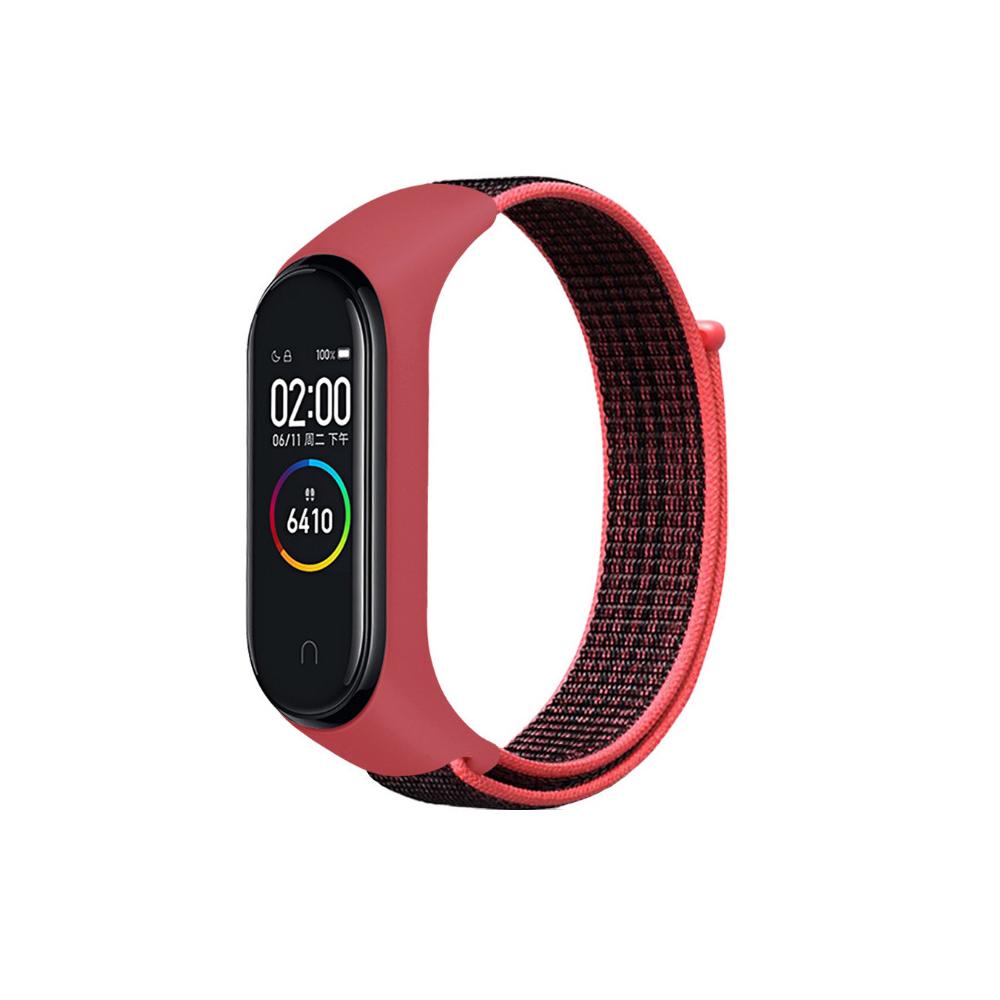 Nylon Schlaufenarmband für Xiaomi Mi Band 9 8 Geflochtenes Verstellbares Ersatz-Uhrenarmband Sportarmband für Mi Band 8 7 6 5 4 3 Armband