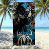 Toalla de Playa con Estampado de Dibujos Animados de Marvel Spider-Man, Natación en la Costa, Secado Rápido, Suave y Agradable para la Piel, Playa de Vacaciones