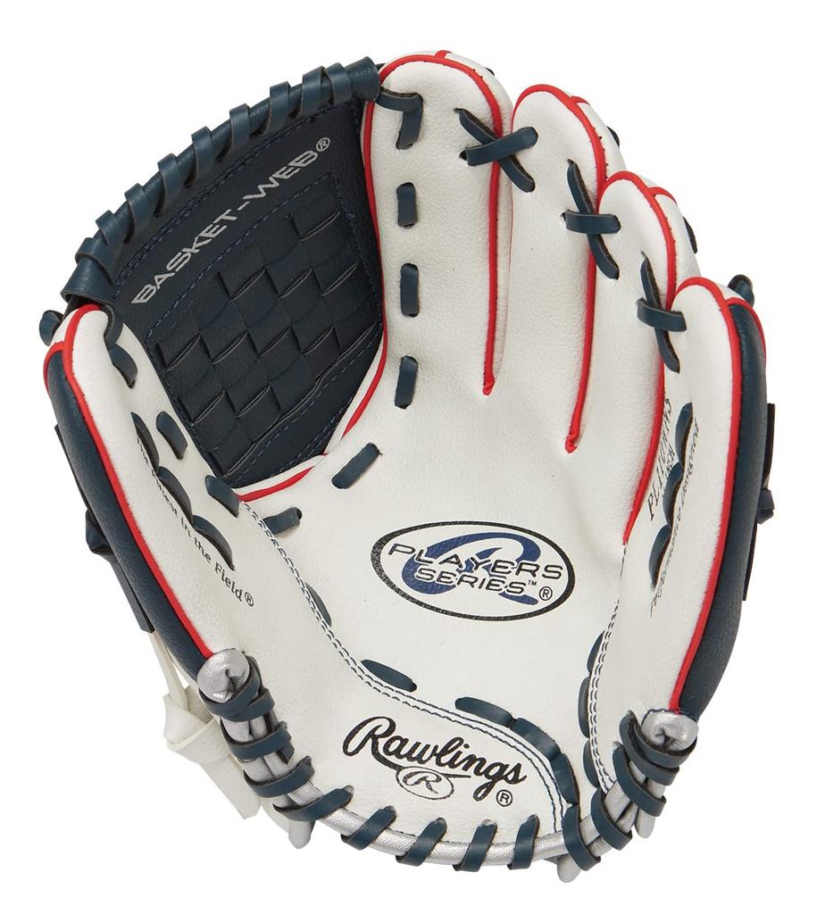 Rawlings US PLAYERS SERIES Toy Junior Baseball Throw PL110WNS-12/0 Kids' Glove, Glove, 11-inch, Right-Handed (Left-Handed)