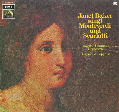 

LP Record JANET BAKER, RAYMOND LEPPARD, ENGLI - Janet Baker Singt Monteverdi Und Sc 1C06302058 ELECTROLA 1970 Germany Classical Used