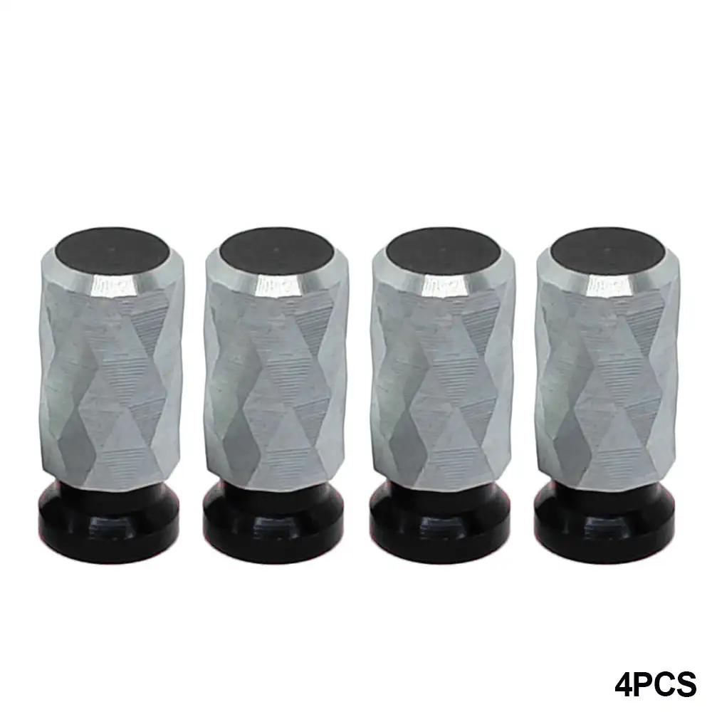 

4 шт. алюминиевые автомобильные колпачки для воздушных клапанов, стержни, покрышки, обода для колес, ниппели для колес грузовиков, велосипедов, водонепроницаемые заглушки Airdust чёрный