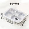 Scatola Pranzo Bento in Acciaio Inossidabile 304 a 4/5 Scomparti Contenitore Ermetico per Frutta Insalata Cibo per Bambini Studenti Piatto da Cena Resistente con Coperchio