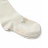 ROSE PATTERN SOCKS_IVORY