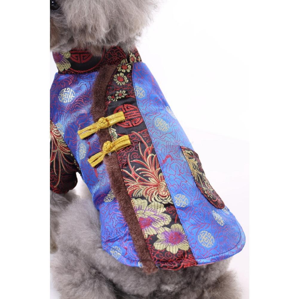 Tang suit pet clothes new Chinese groom wedding clothes cat dog universal wedding festive pet clothes