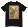 Medieval Knight Riding a Persian Cat Rider Surreal Feline T-Shirt