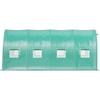 VEVOR Walk-in Tunnel Greenhouse, 4.5 x 2 x 2 m /15 x 7 x 7 ft Portable Plant Hot House w/ Galvanized Steel Hoops, 1 Top Beam, 2 Diagonal Poles