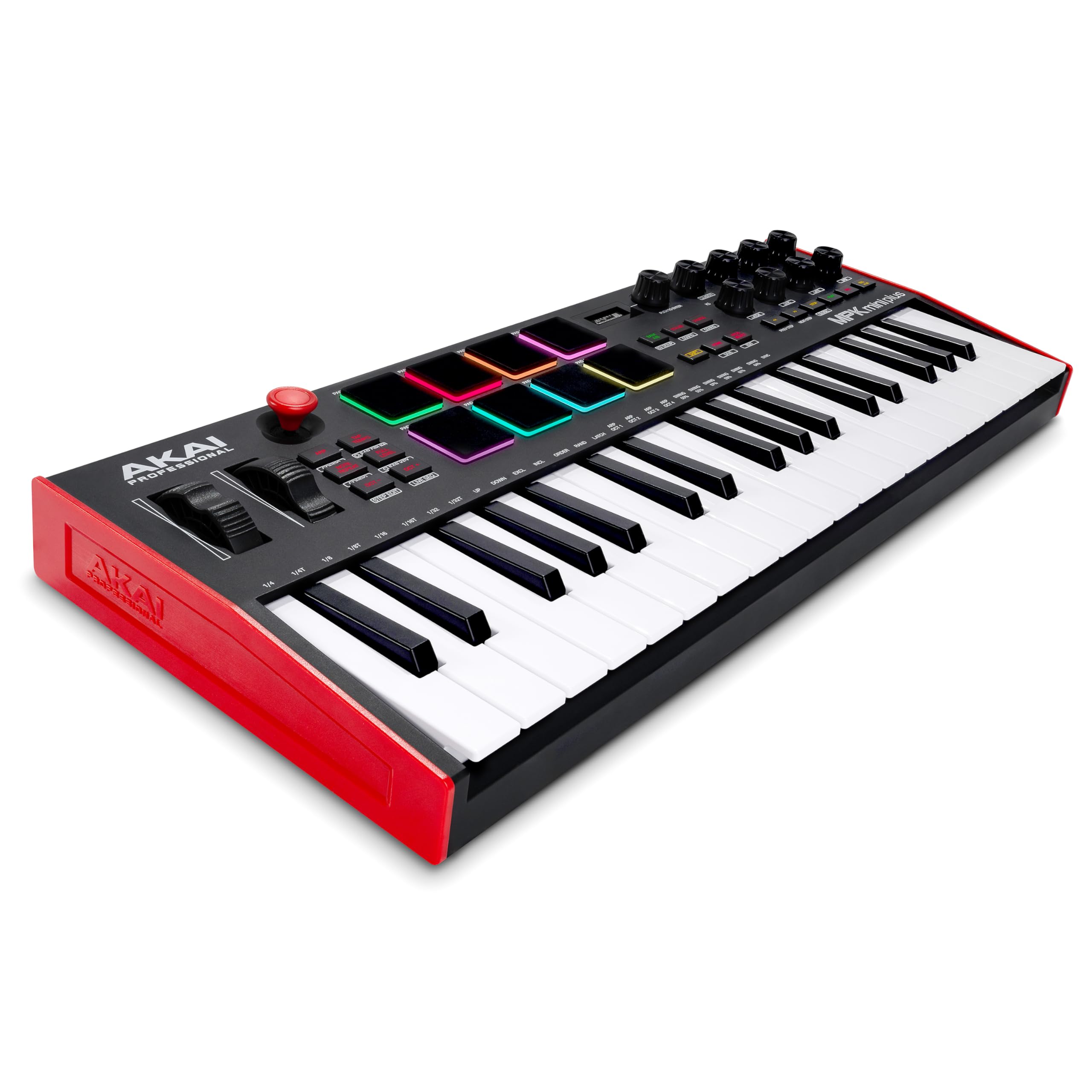 

AKAI Professional MPK Mini Plus USB MIDI Keyboard 37 8 MPC Native Instruments Sound and Music Production Black Controller, Keys, Pads, Built-in чёрный
