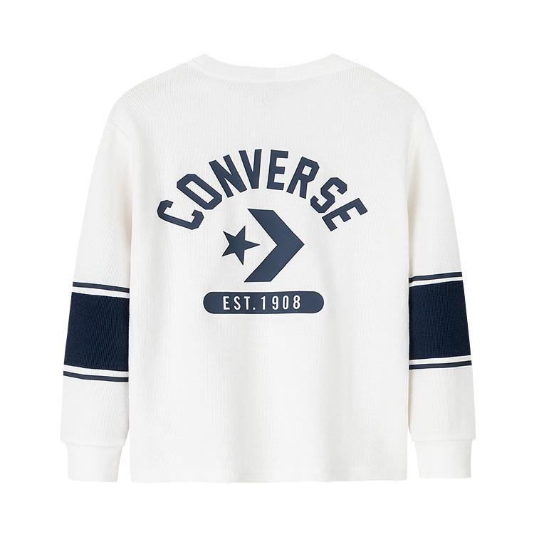 Converse T Shirt Classical Style White Children Aged 3 7 Years Old CV2512418PS-001