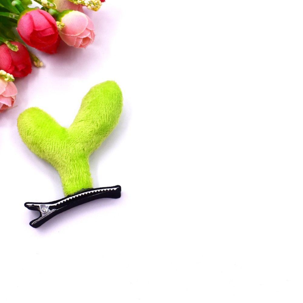 Green Color Bean Sprout Hair Clips Headwear Duckbill Clip New Hairpins