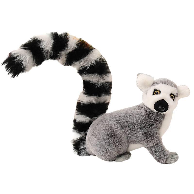 Lemur Plush Toy: Cute Monkey Doll, Children's Zoo Souvenir