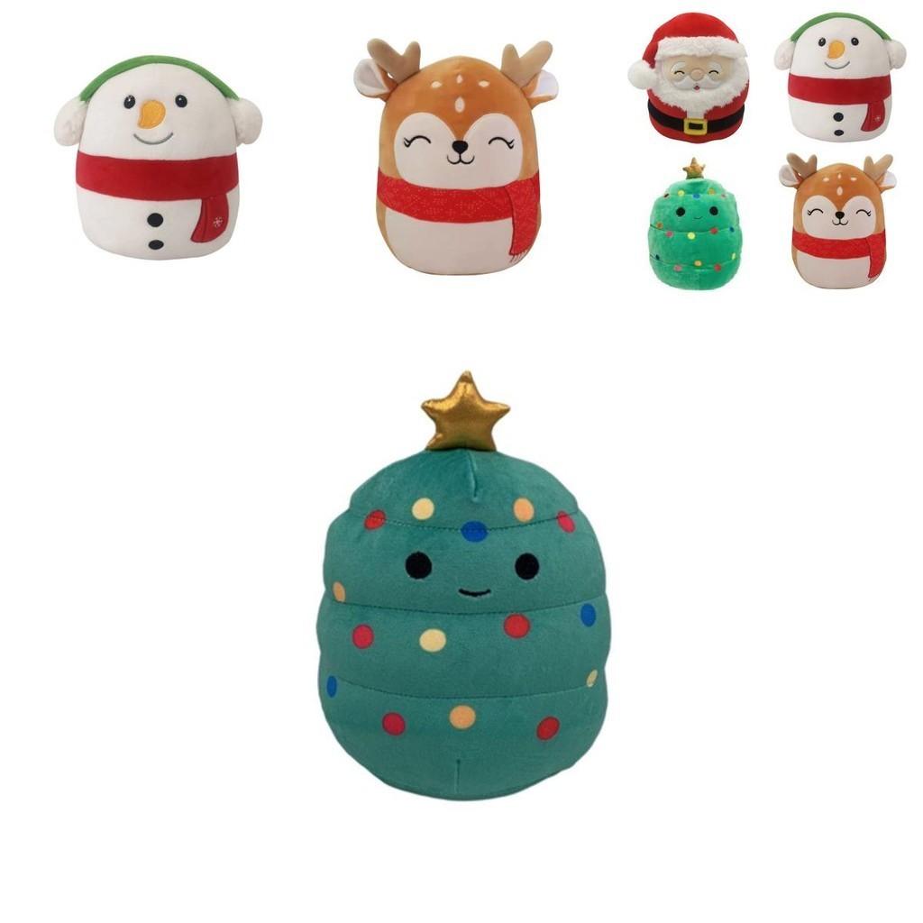 Squishmallow Plush Toy Santa Claus Soft And Cuddly Xmas Stuffed Animal Doll For Kids Birthday Gift