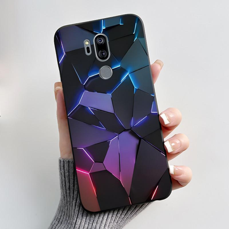 Casing For LG G7 ThinQ Case G710EM Luxury Dragon Cute Cool Boys Girls Soft TPU Black Silicone Matte Bumper LG G7ThinQ Back Cover
